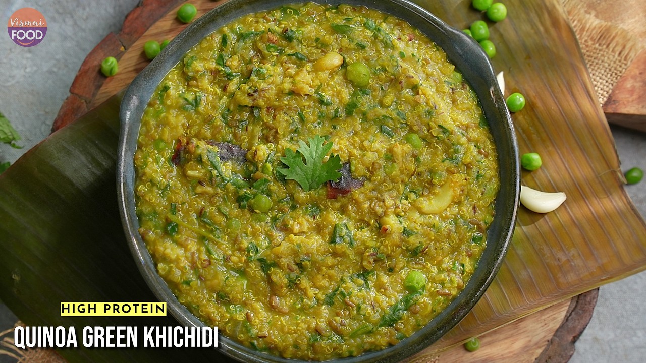 Healthy Quinoa Khichdi | Weight Loss Breakfast | One Pot Bachelor Special