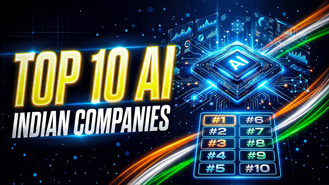 India&rsquo;s Top AI Companies You Must Know 🤖 (Startups to Giants)
