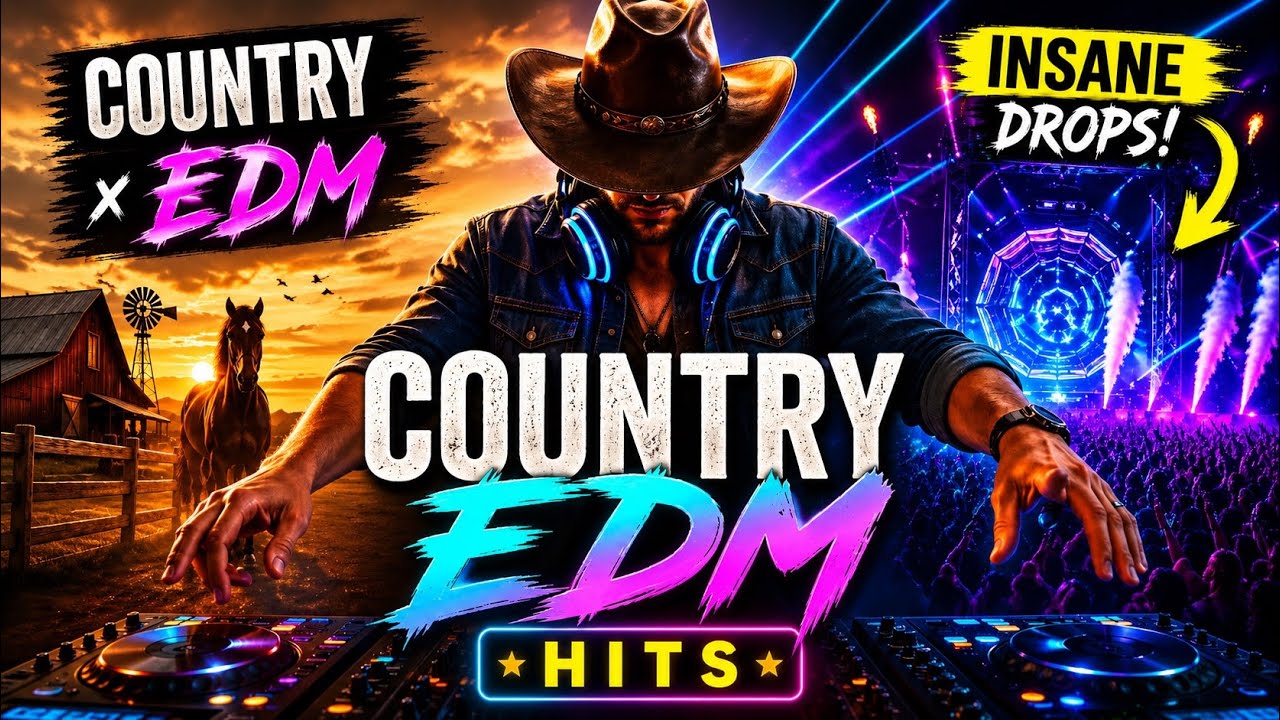 Neon Country EDM Hits 2026 ⚡ The Most Addictive Festival & Road Trip Mix Ever!