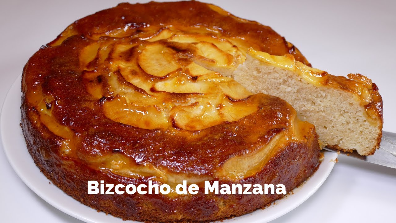 Bizcocho de Manzanas / RECETA CASERA / Rico y fácil de hacer |