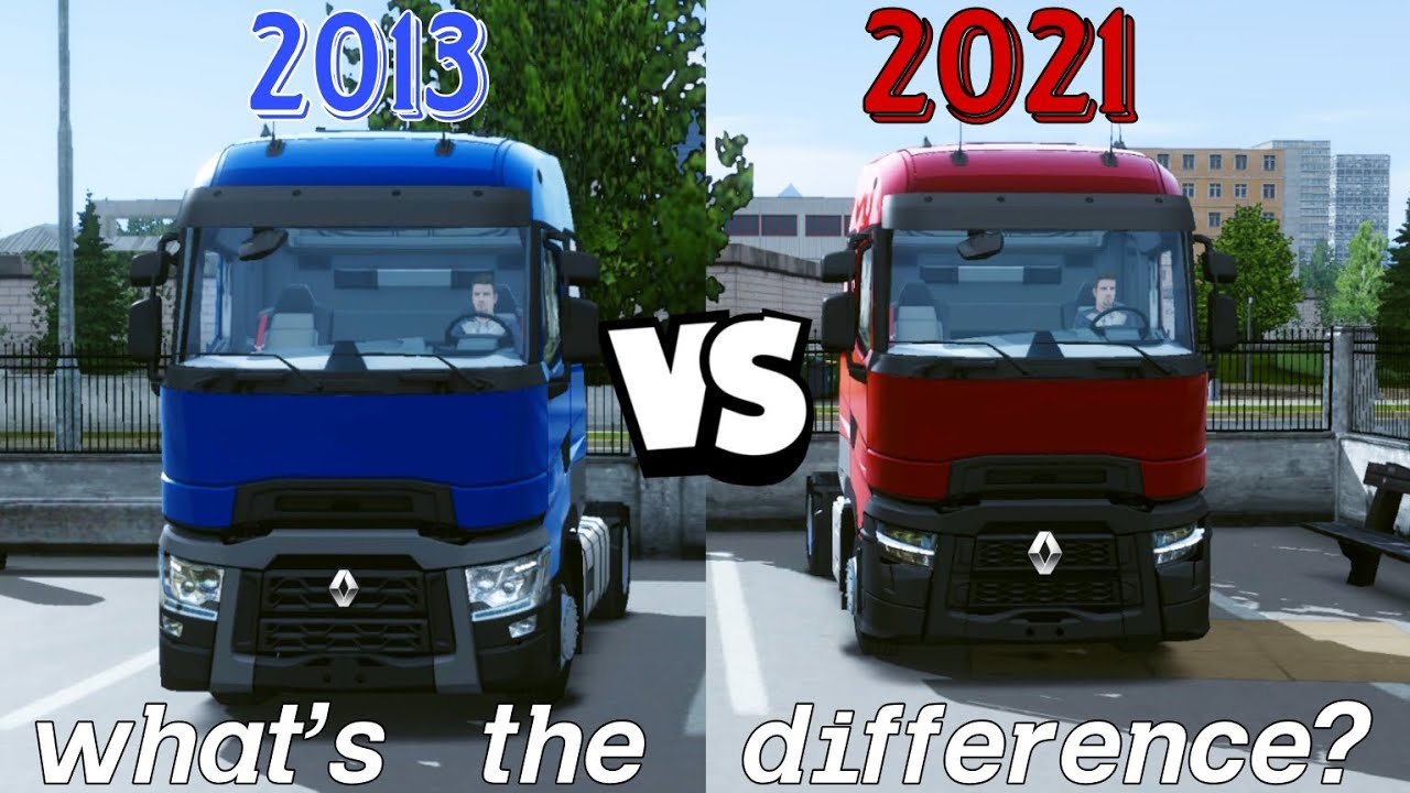 🚚Truckers of Europe 3 🚦 Renault T range 2013 vs 2021comparison 🛣️Which one should you buy🤔