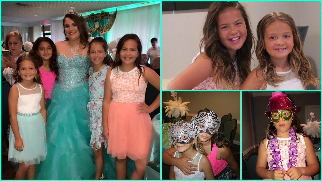 GETTING READY FOR THE PARTY " QUINCEANERA " ALISSON & EMILY
