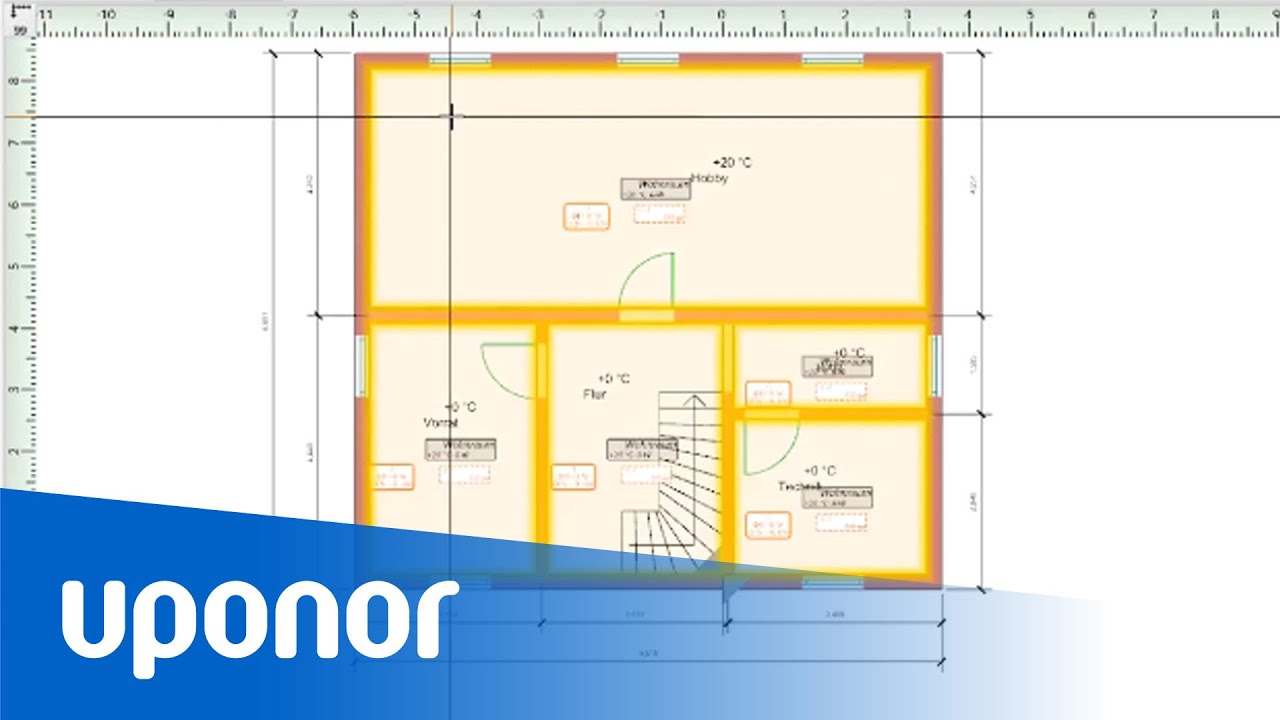 Uponor HSEdesktop: Heizzonen