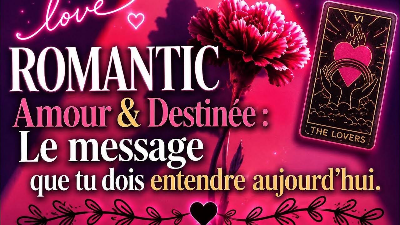Amour & Destinée ❤️‍🔥: Le message que tu doit entendre aujourd'hui #medium