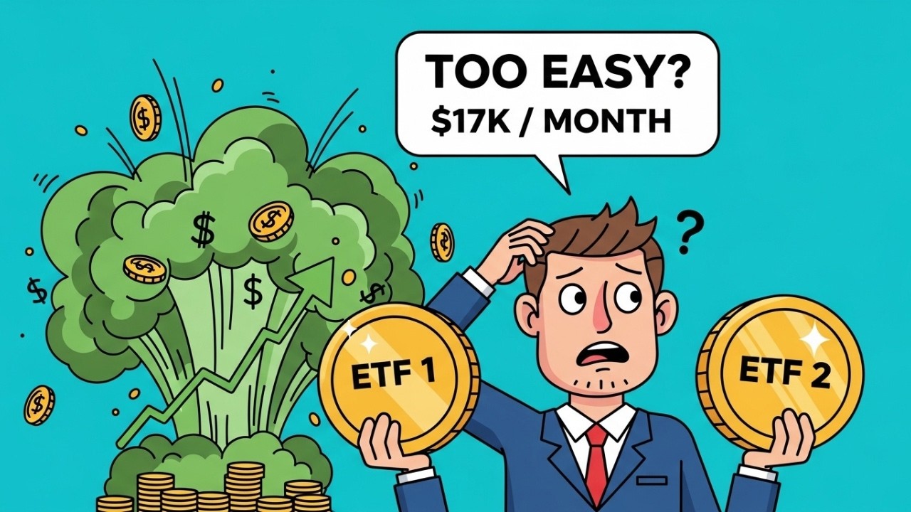 This 2-ETF Portfolio Can Beat Your Full-Time Job ($17,000Month Explained)