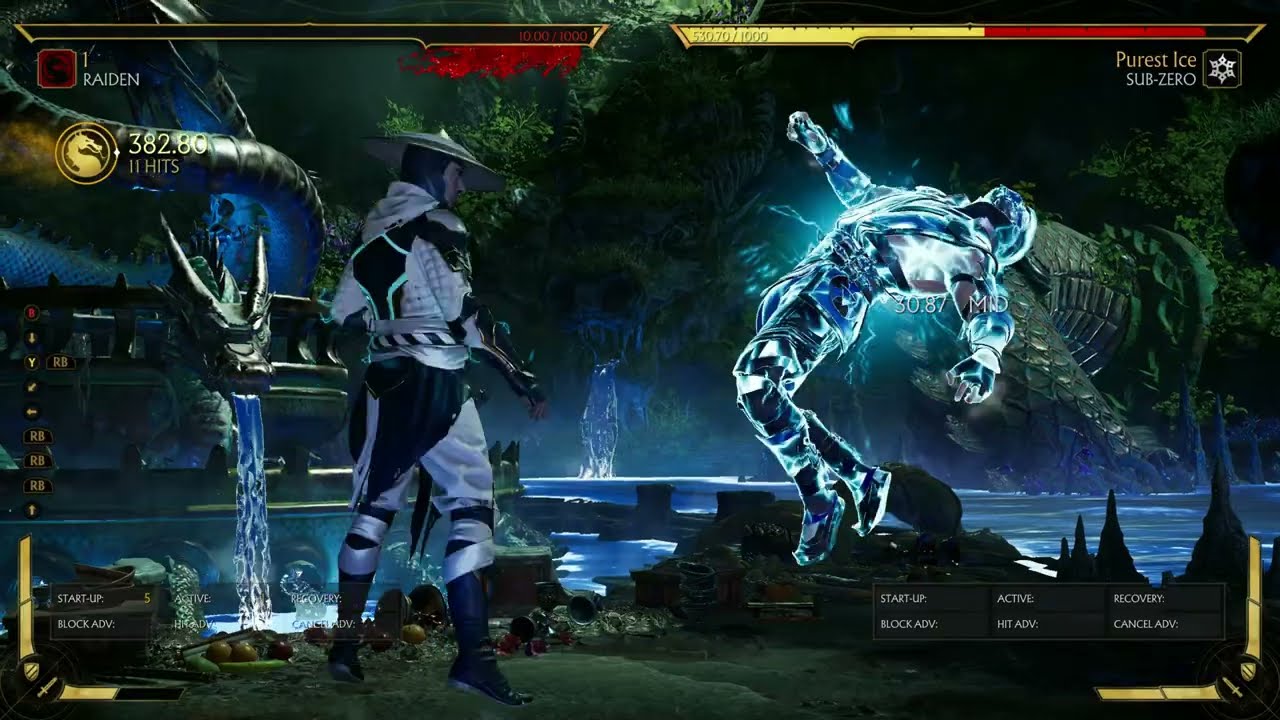 MK11 Raiden Optimal Krushing Blow Combos