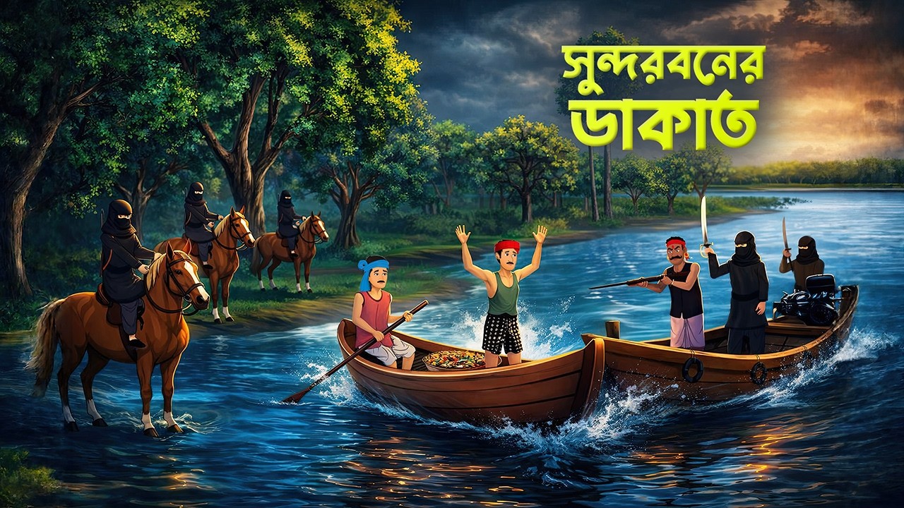 সুন্দরবনের ডাকাত | Bengali Moral Story | Bangla Village Cartoon | Wahid Creation