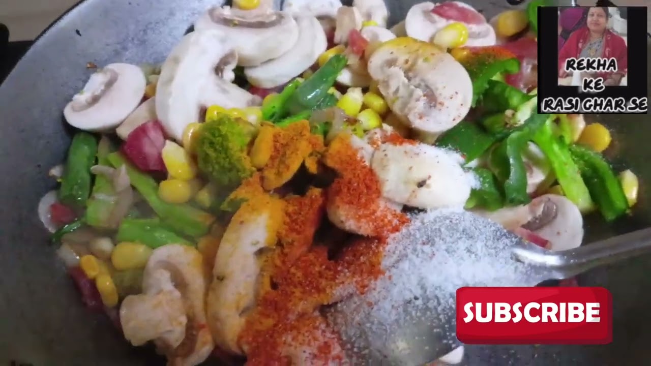 Vegetables Stir-fry//Recipe For Weight Loose