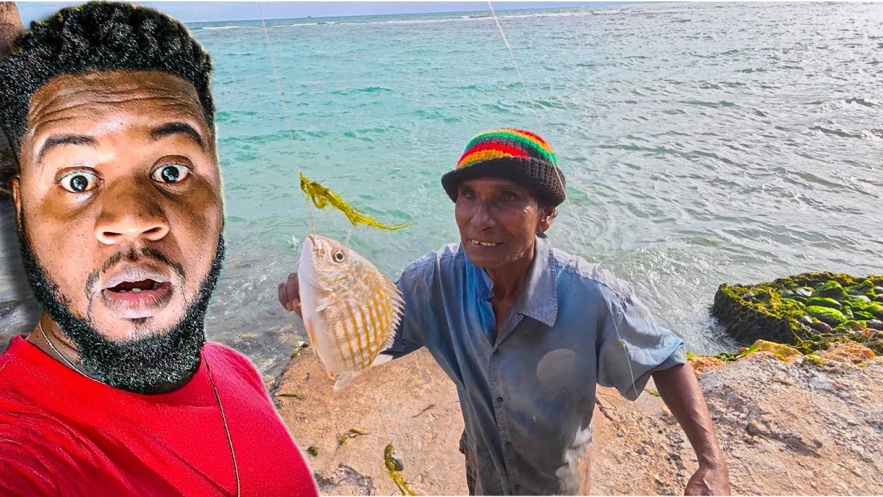Fishing With Daddy Irie | Hellshire Beach Jamaica 🇯🇲 