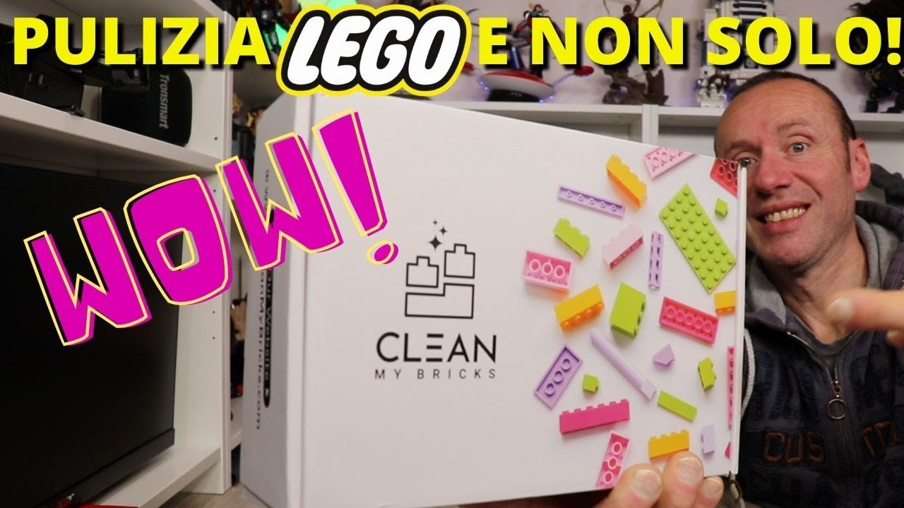 LEGO PULITI CON CLEAN MY BRICKS PER PULIRE LEGO DIORAMI ACTION FIGURE MODELLINI E TANTO ALTRO