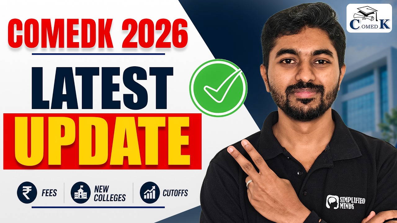 COMEDK 2026 NEW Updates ✅ | Seat Matrix, Cutoff Ranks & Fees Structures