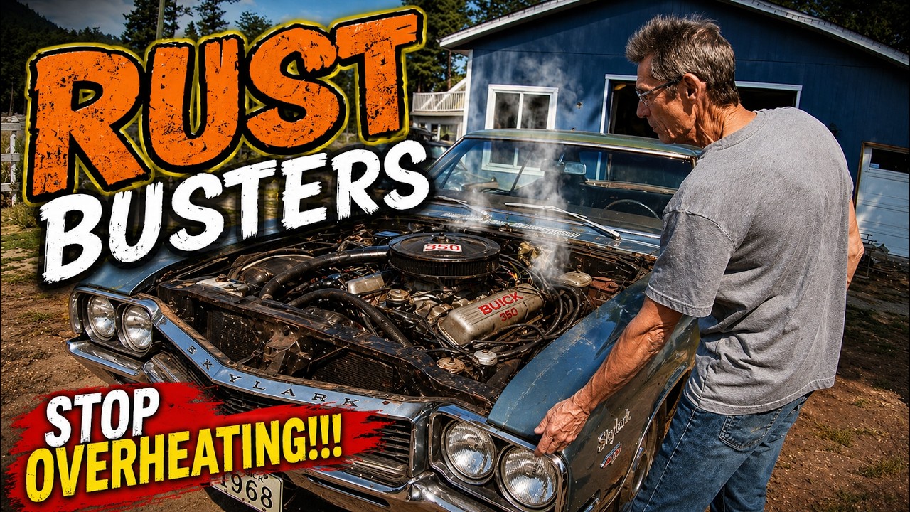 1968 Buick Skylark Convertible rescued from a field in Northern Alberta. WHY DOES IT OVERHEAT??
