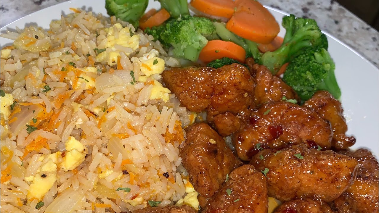 Orange Chicken | Fried Rice | Chinese Takeout | Dinner