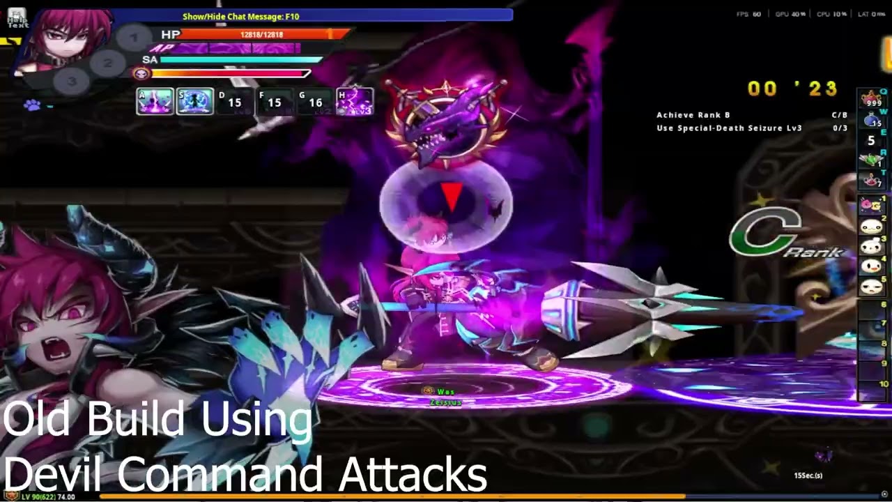 Grand Chase Classic Dio - Old Build + Killzone,Haunting Shock in one build