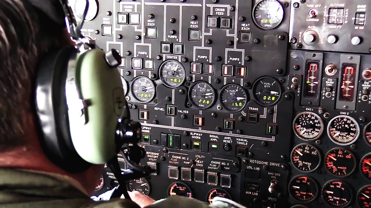E-3 Sentry Aerial Refueling With KC-135 (E-3 Cockpit & Interior)