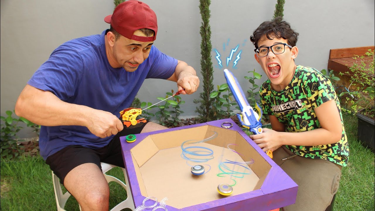 BRINCANDO COM  INFINITY NADO | QUEM VENCE!