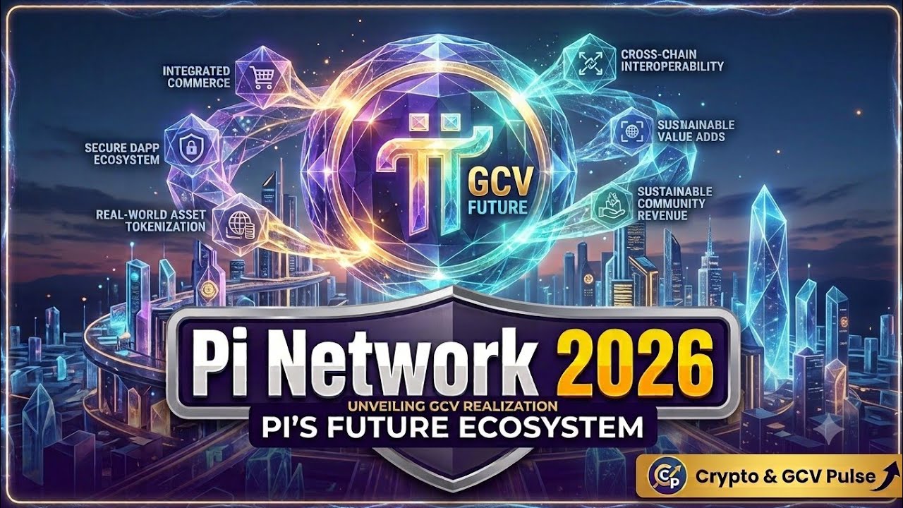 Pi network 2026 unveiling relization PI`S FUTURE ECOSYSTEM, Crypto & GCV Pulse 
