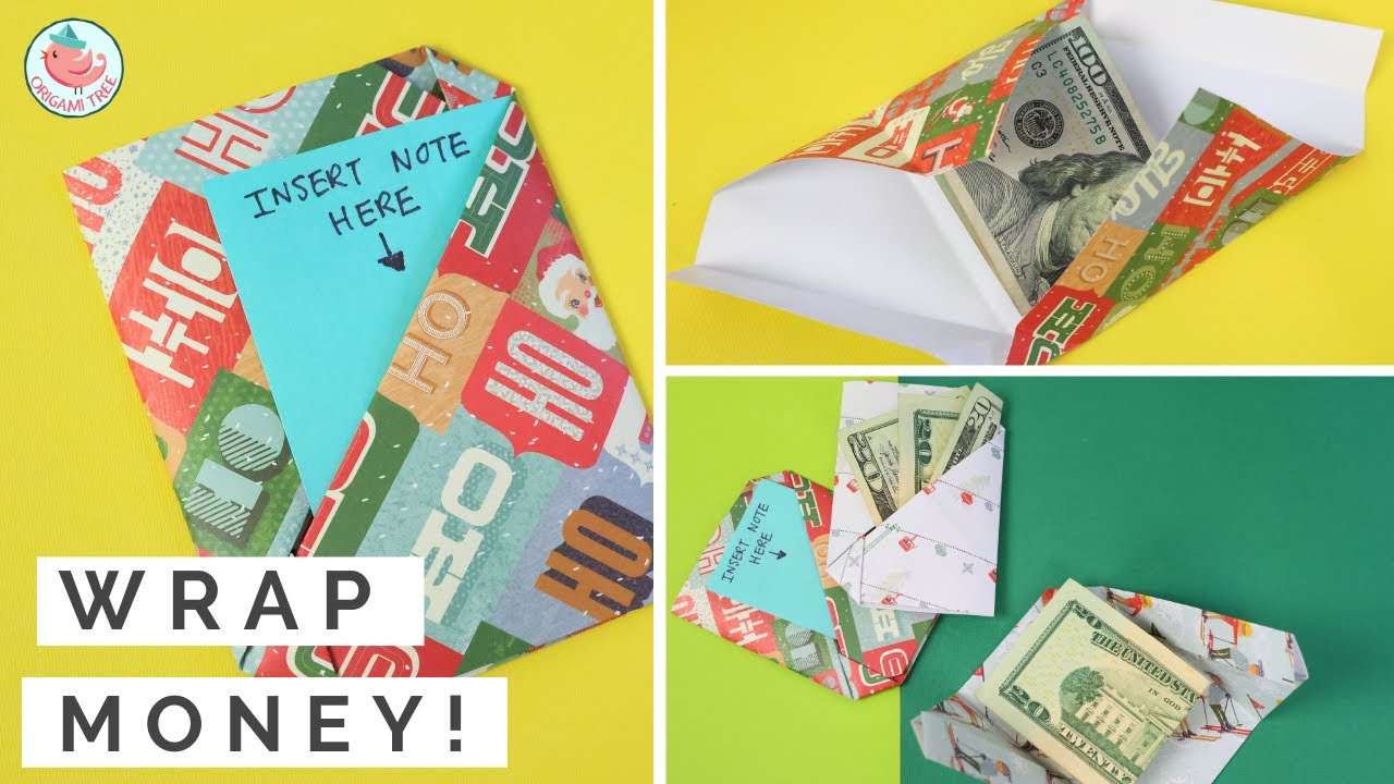 💵 How to Wrap Money as a Gift | QUICK & EASY 💫 | Christmas Gift Wrapping Hack | DIY Money Holder