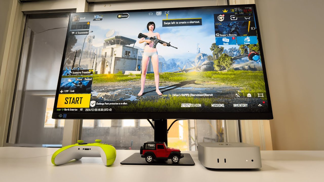 Играю в PUBG Mobile на Mac Mini M4 | Плавно, потрясающе, идеально!!