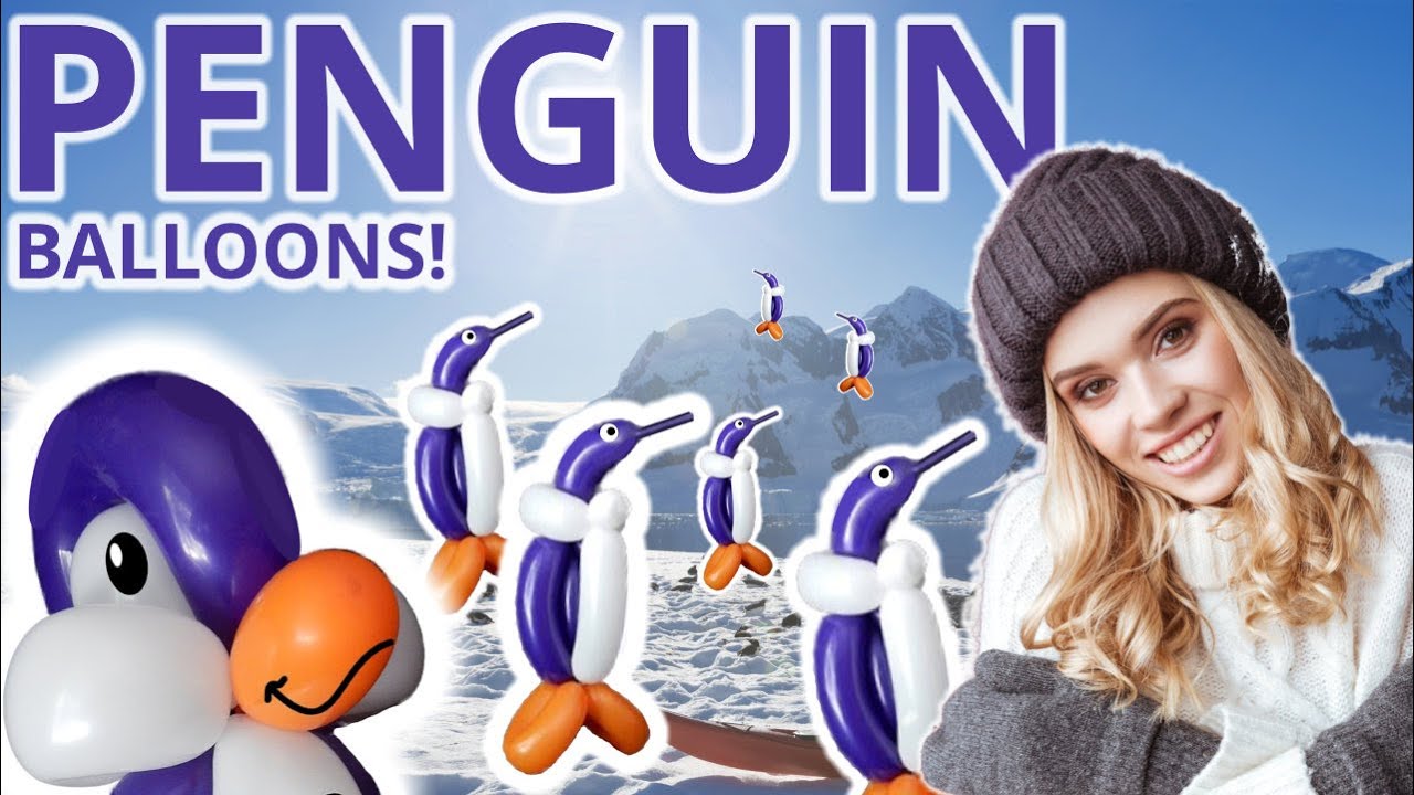 How to Make a Balloon Penguin - Learn How to Make a Penguin Balloon Animal
