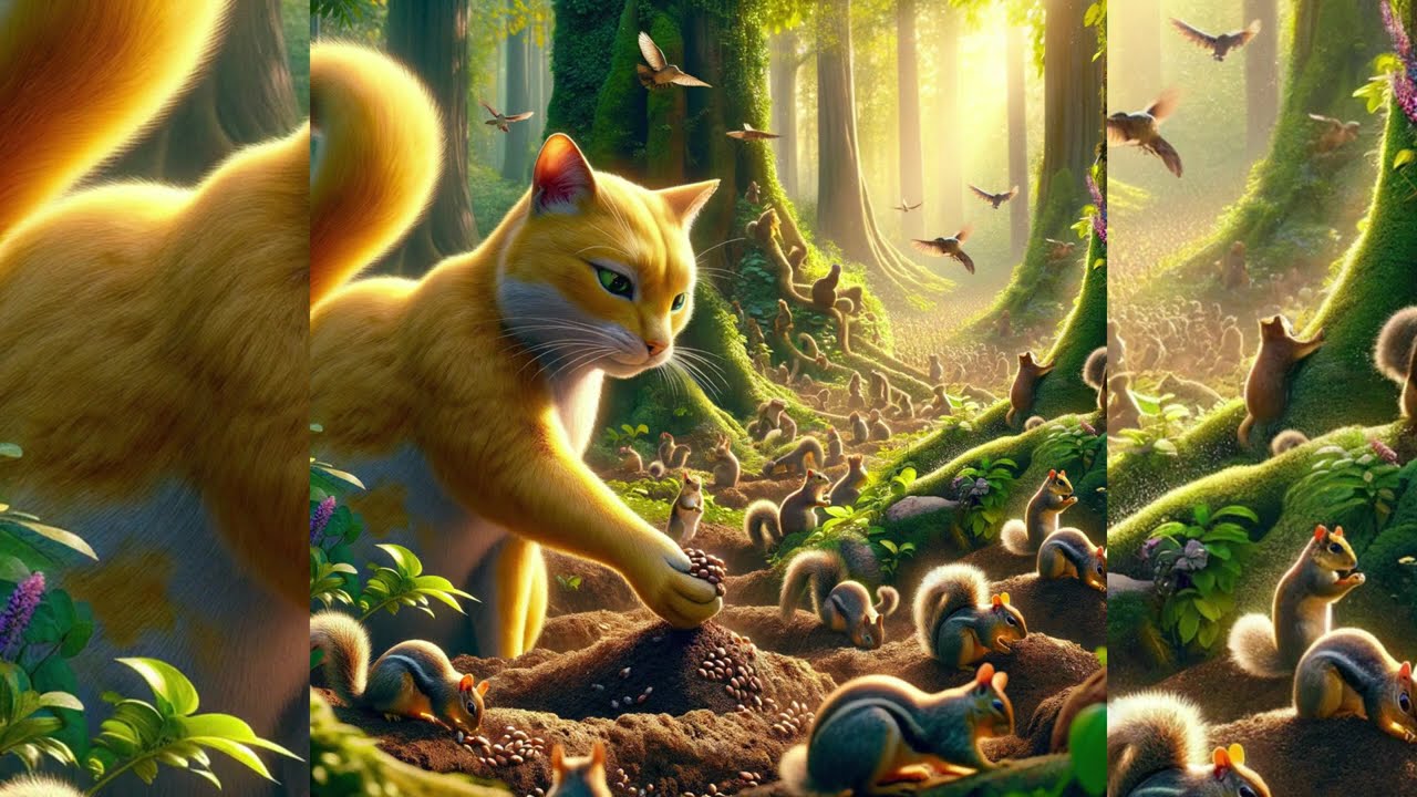 Yellow Paw's Forest Adventure #cat