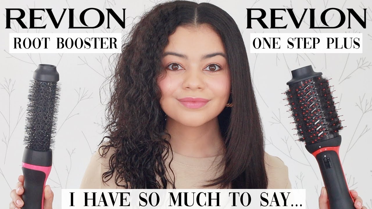 REVLON ROOT BOOSTER VS NEW ONE STEP PLUS ON CURLY HAIR - HONEST REVIEW