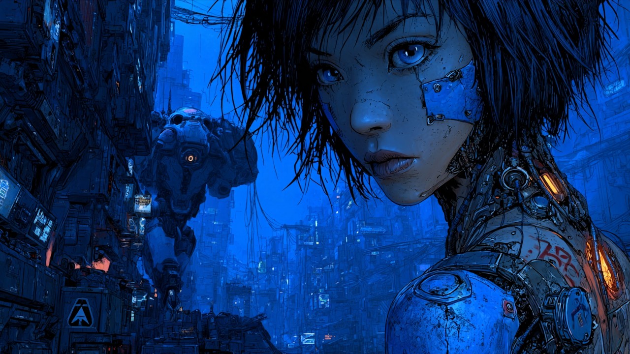 [playlist] Cyberpunk Synthwave Playlist – Blue Gate Collapse | Dark Sci-Fi • Rainy Night