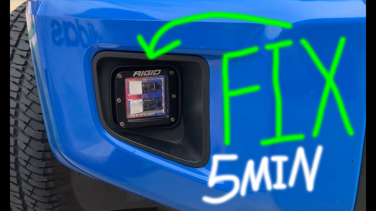2019-2020 Tundra TRD Pro Rigid foglight bounce fix