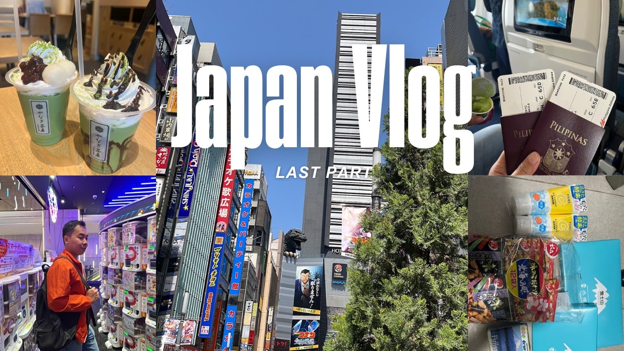 Japan Last Part: Shinjuku, Godzilla Head, going home + Japan Haul! 🇯🇵 | syndayvlogs