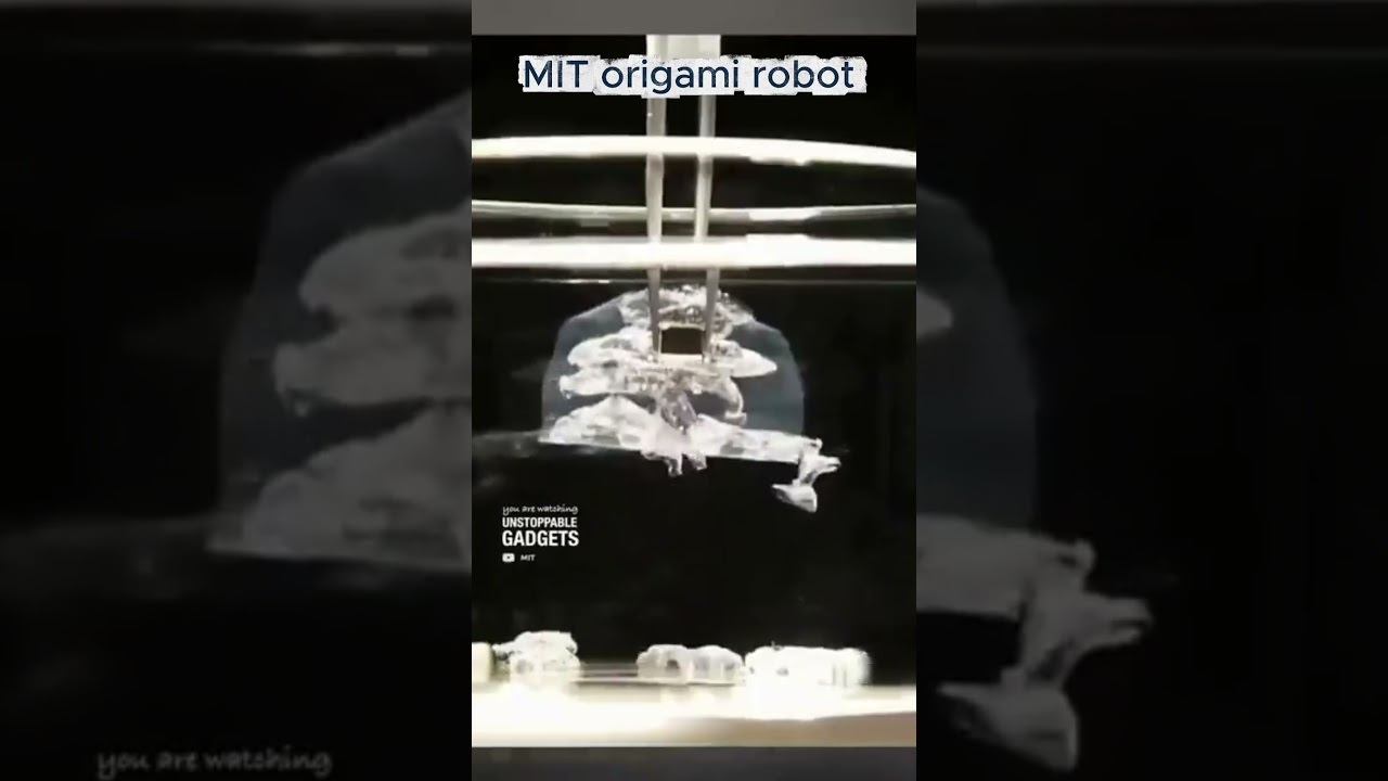 MIT’s origami robot starts as a flat sheet, folds itself when heated, and becomes a tiny robot