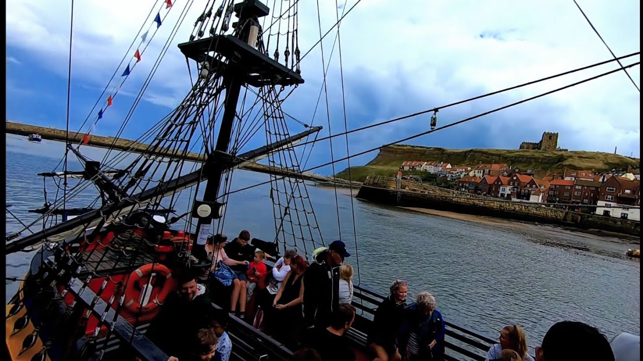 Whitby  Yorkshire England /  A Pirate's Ship rides Experienced / Part- 3