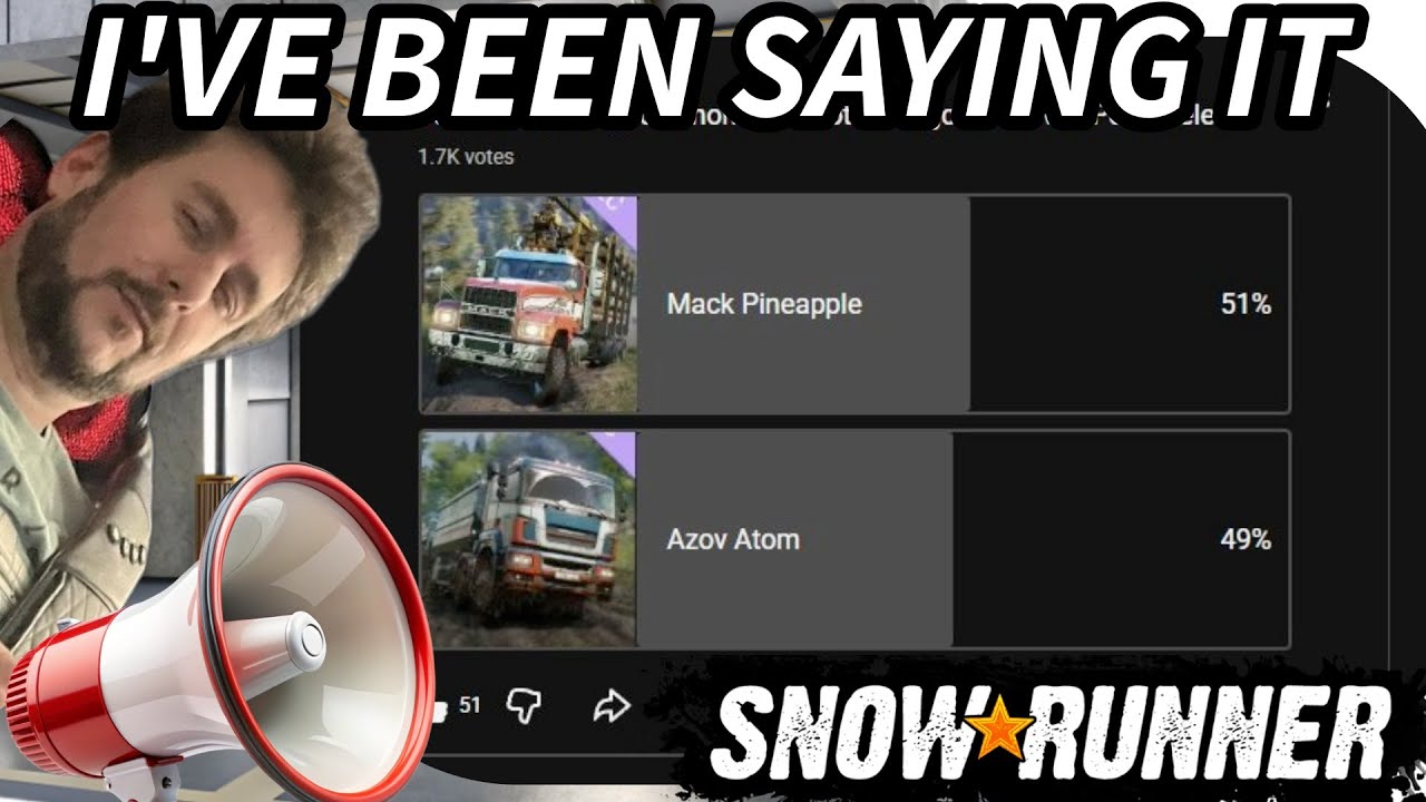 Results: Half of us want OP Trucks. The other half doesn't. #snowrunner