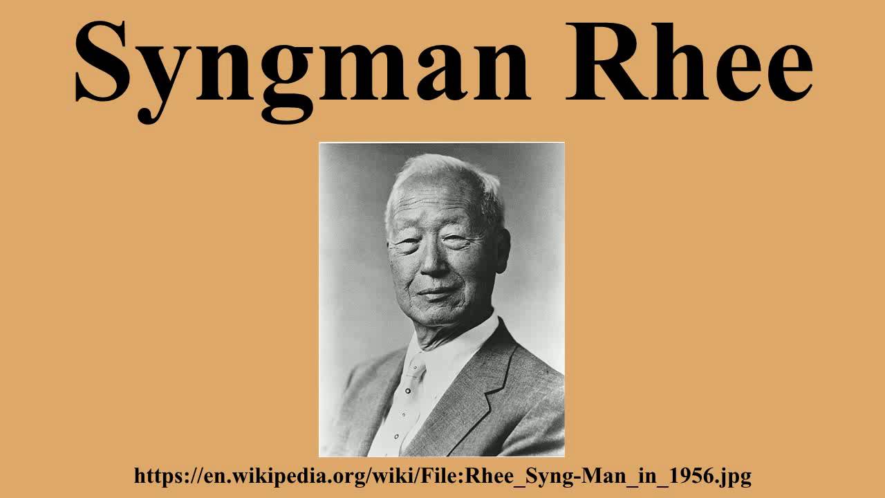 Syngman Rhee