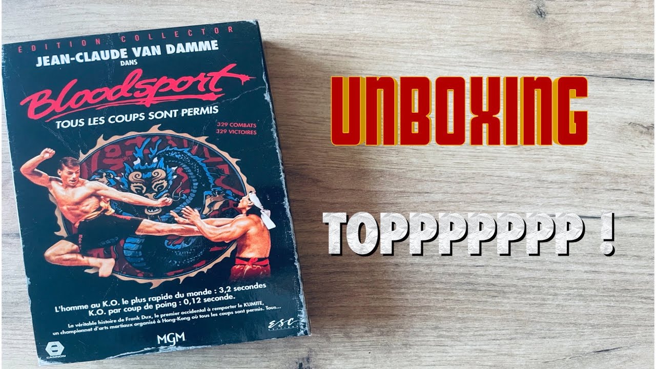 BLOODSPORT - VHS Box 4K - Unboxing