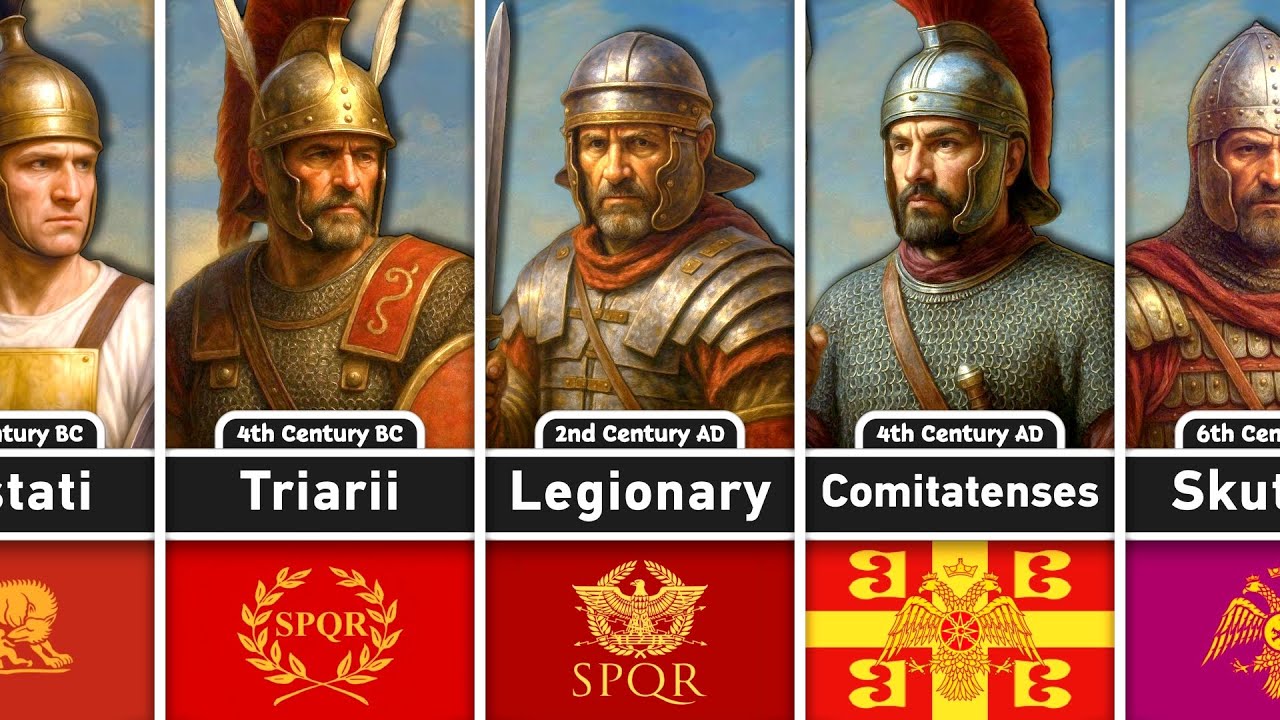 Evolution of Roman Soldier | Full Timeline of Roman Army