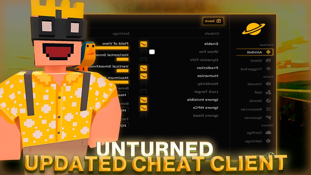 💡BEST: Unturned - Updated Cheat Client | Divine Mod Menu Unturned | Aimbot, Visuals & Many | FREE💡