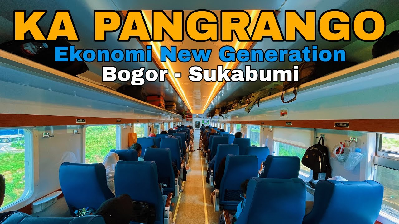 SUPER NYAMAN DAN MURAH. WAJIB COBA! KA PANGRANGO EKONOMI NEW GENERATION Bogor - Sukabumi