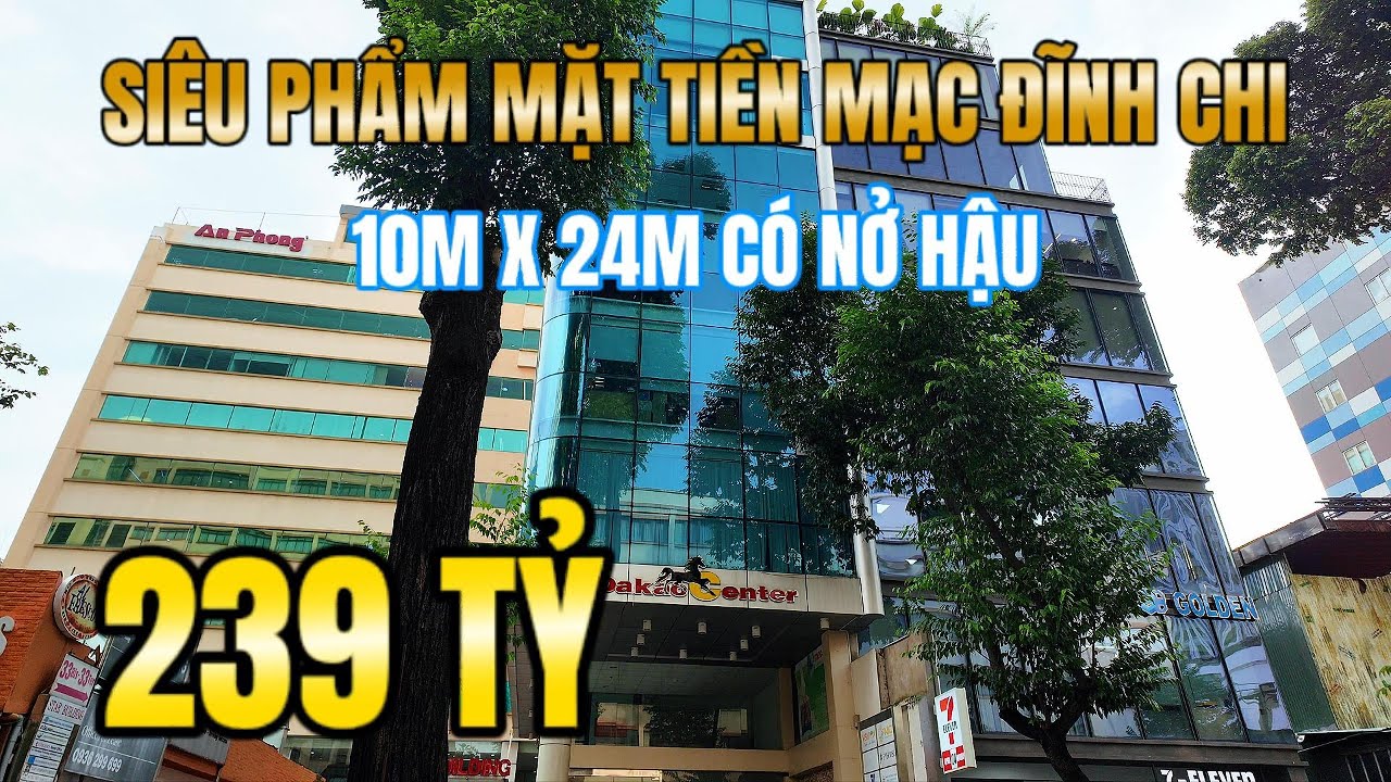TÒA NHÀ MẶT TIỀN 35 MẠC ĐĨNH CHI Hầm 10 Tầng  - HĐT 400tr/tháng
