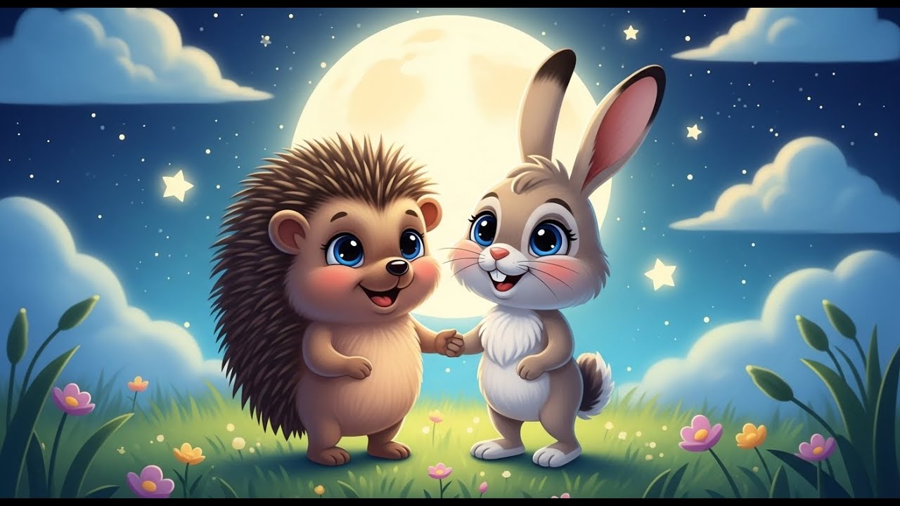 The Hedgehog and the Hare Story for Kids | Fairy Tale & Bedtime Story | Little Dream Stories