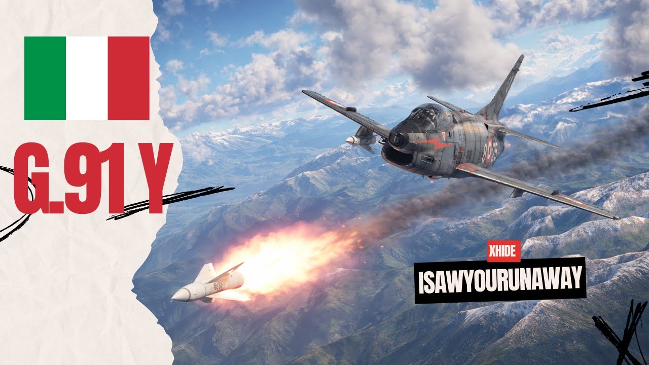 G.91 Y - недооцененный итальянец в #warthunder