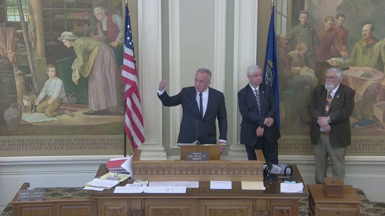 Robert F. Kennedy Jr. Eviscerates DNC In Speech To New Hampshire Senate | FULL EVENT