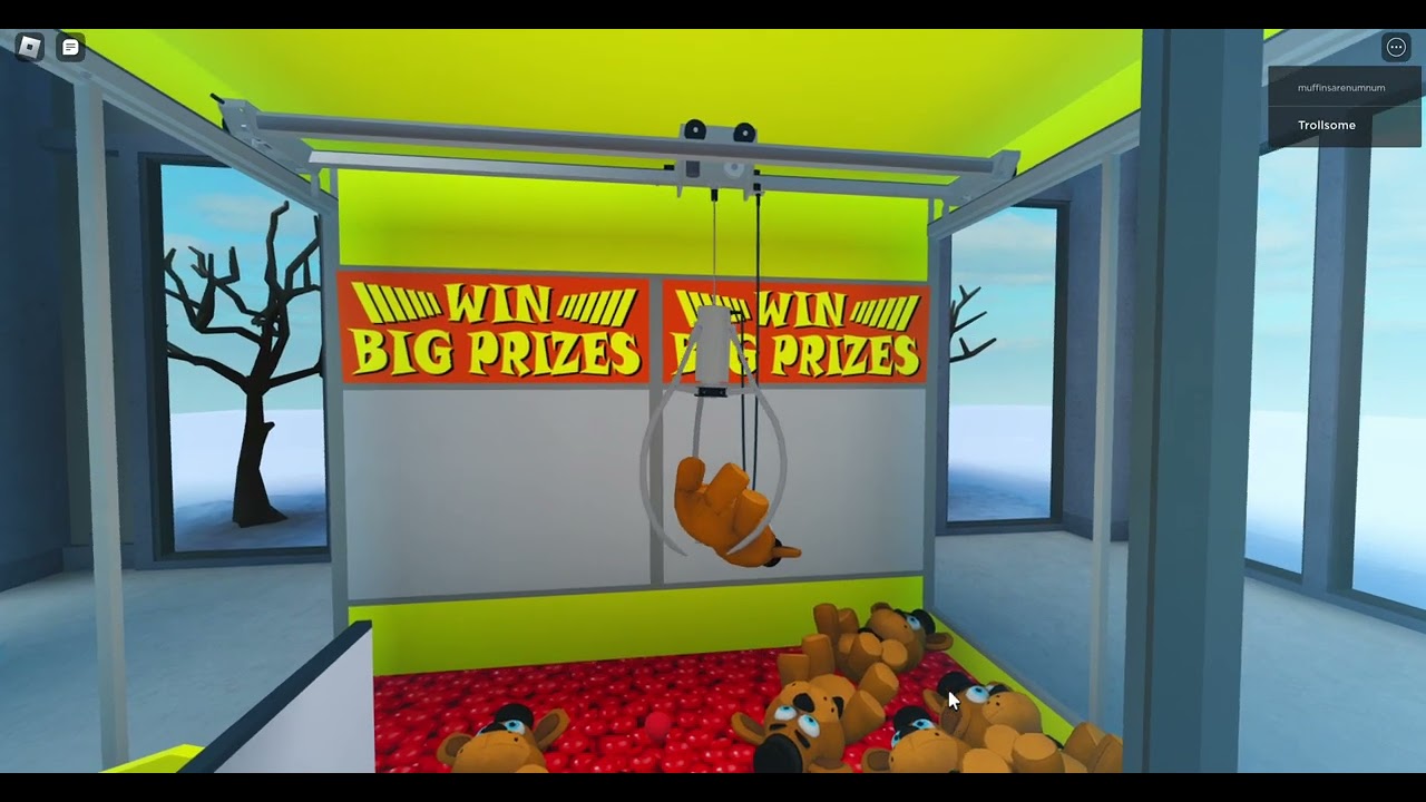 Roblox claw machine arcade