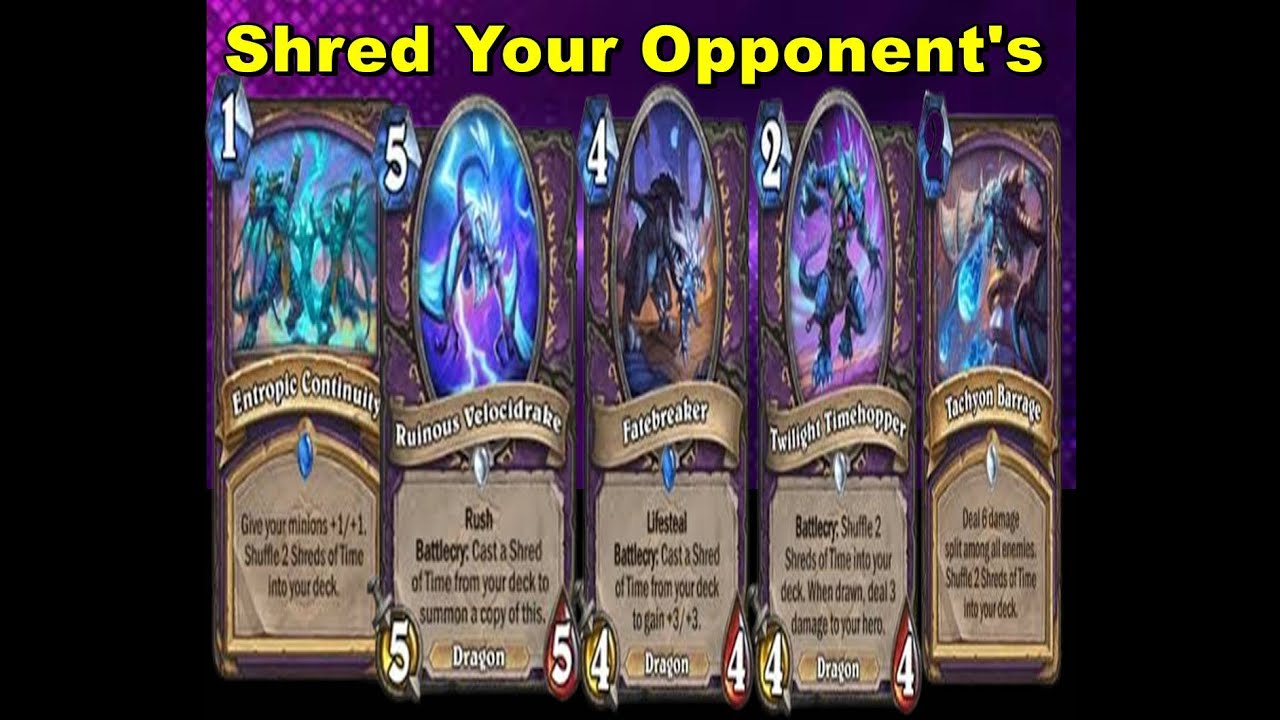 НОВЫЙ Клочок Времени Чернокнижник - Hearthstone Через Временные Пути