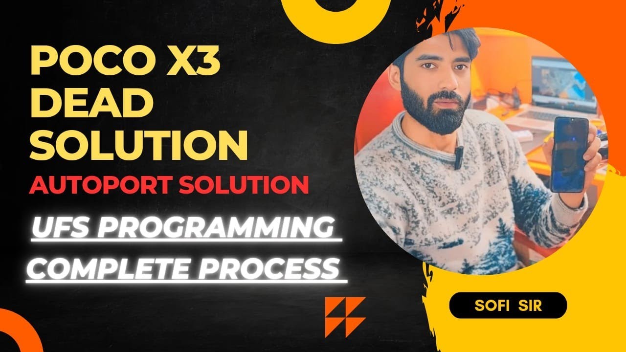 Poco X3 #Dead Solution/#auto port  solution /#stuck on logo/ #Ufs programming /#complete process