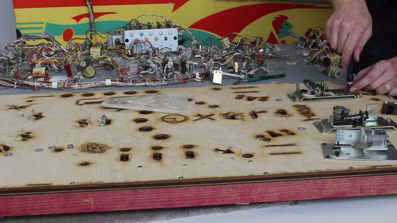 Never! Pinball playfield swap and assembly