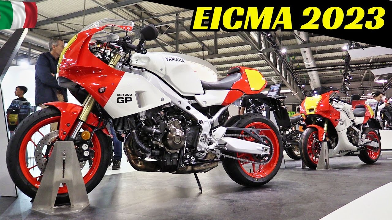 EICMA 2023 Milano - NEW 2024 Yamaha XSR900 GP - Back to the 80s! - Walkaround & Details