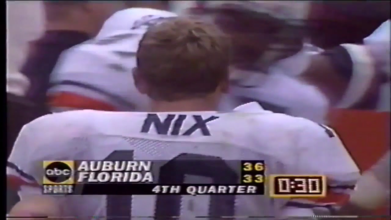 Patrick Nix to Frank Sanders   1994 Florida