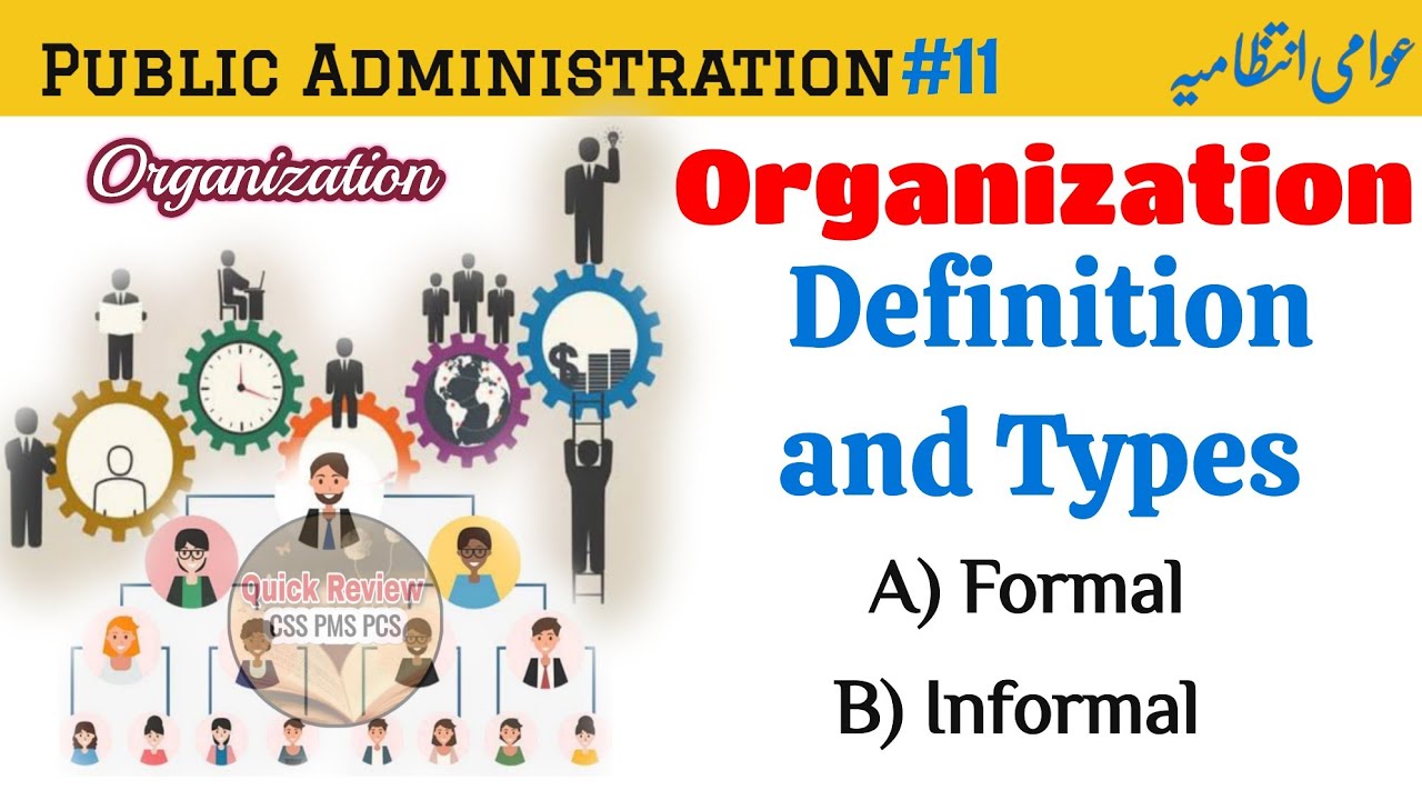 What is Organization | Types of Organization  | Formal and Informal Organization explained
