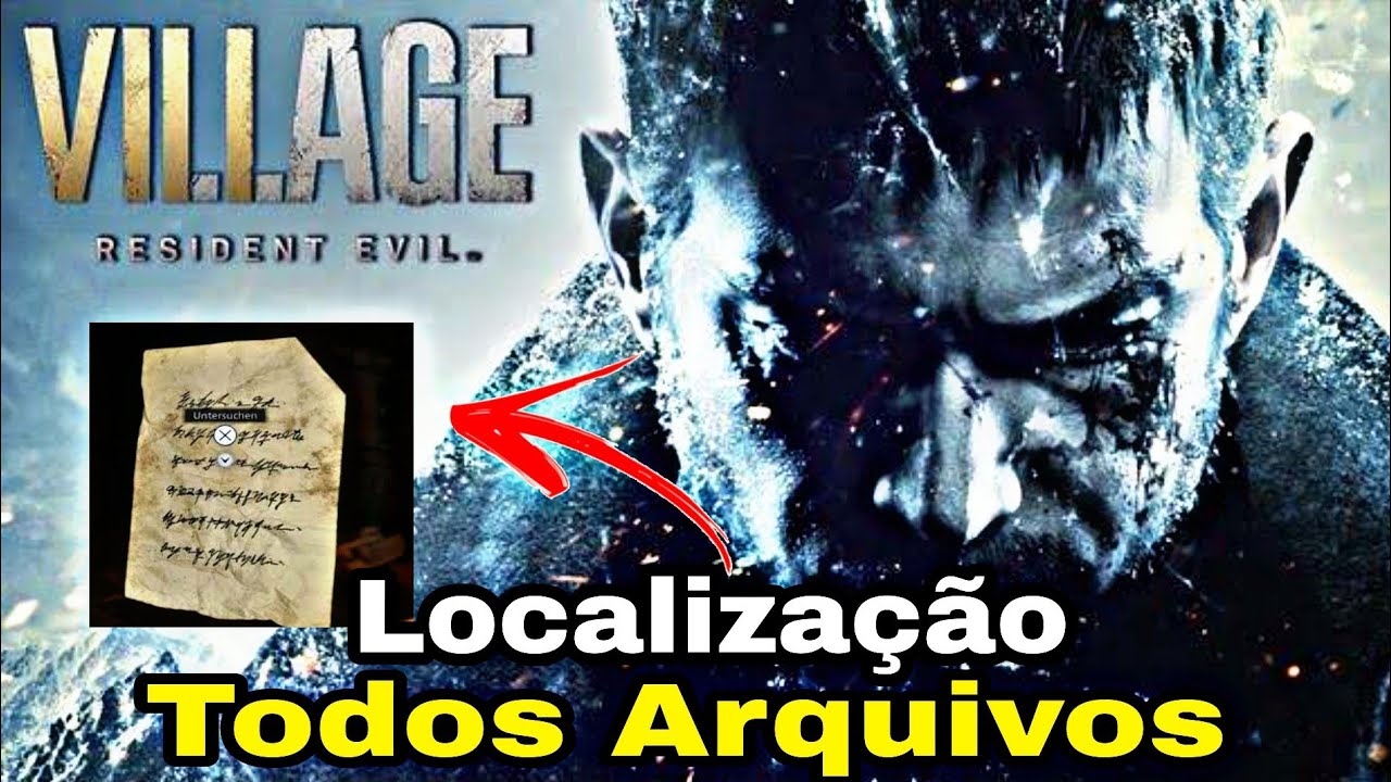 Resident Evil Village Localização de Todos os Arquivos