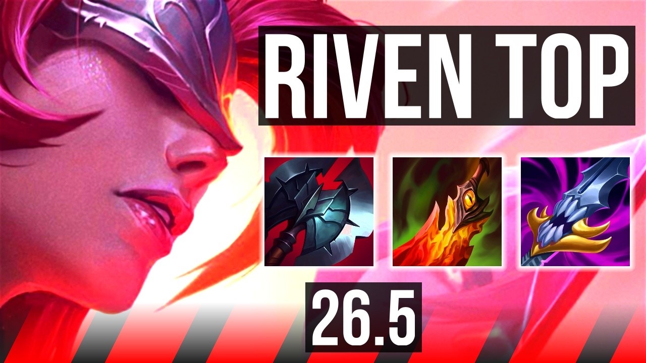 RIVEN vs MALPHITE (TOP) | Good KDA: 9/1/4 | KR Master | 26.5